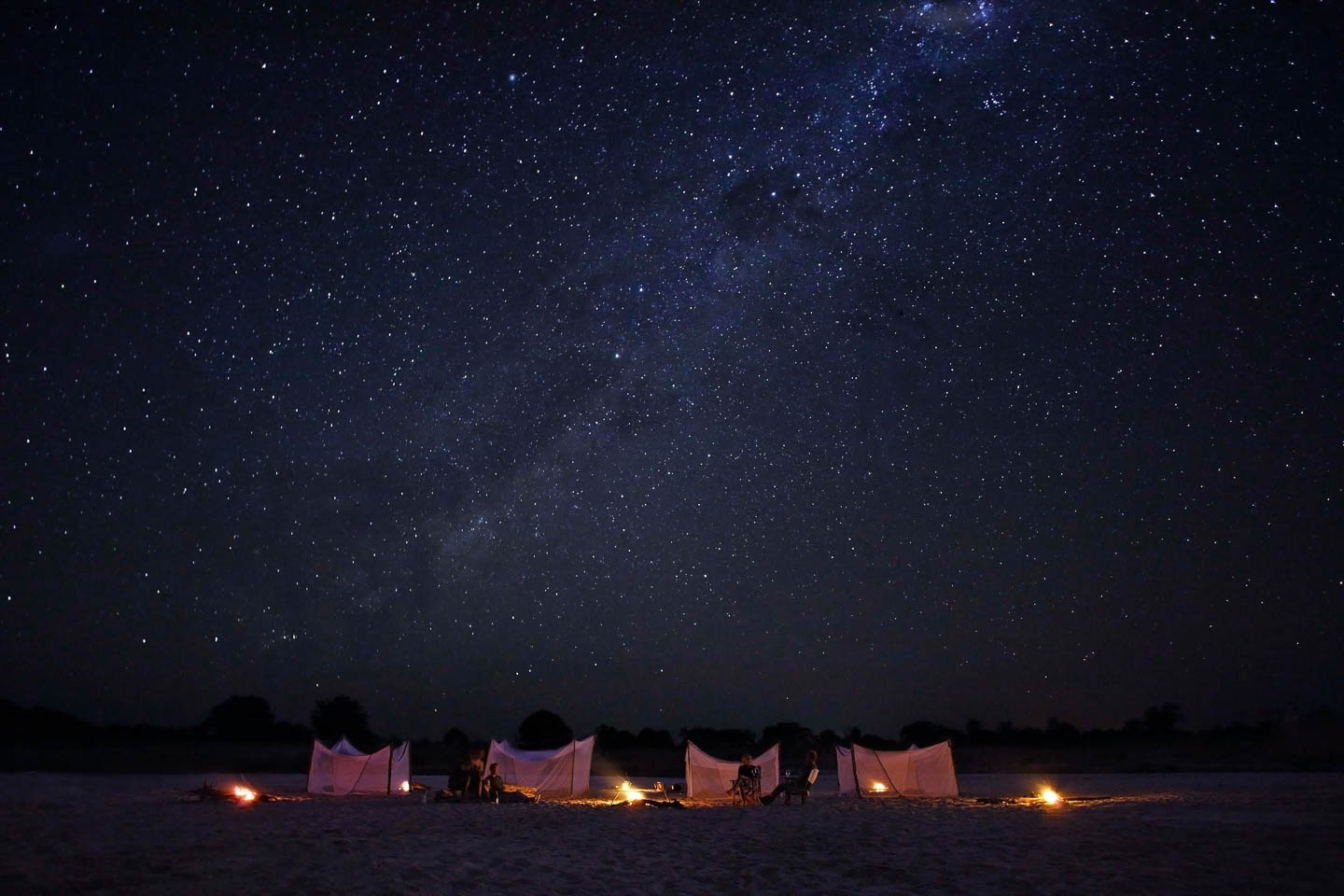 christmas safari fly camping night sky milkyway south luangwa zambia