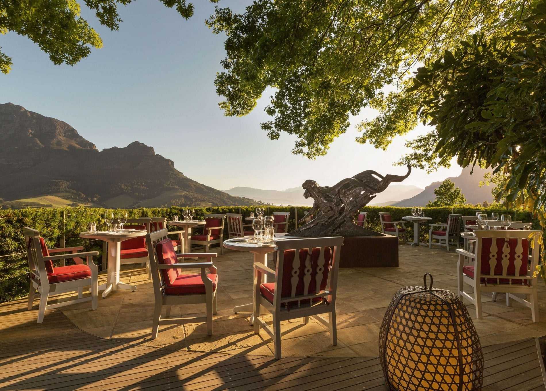 Best restaurants in the Cape Winelands