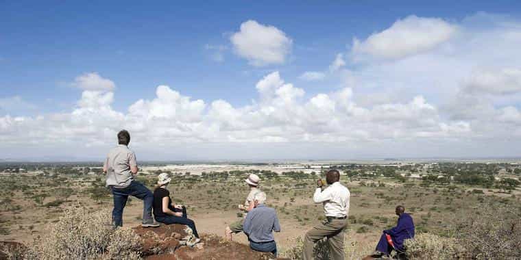 View of the Amboseli plains
