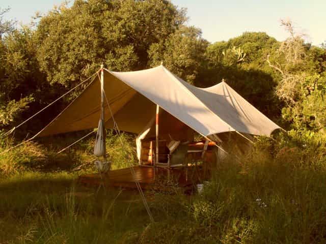 Old school safari accommodation