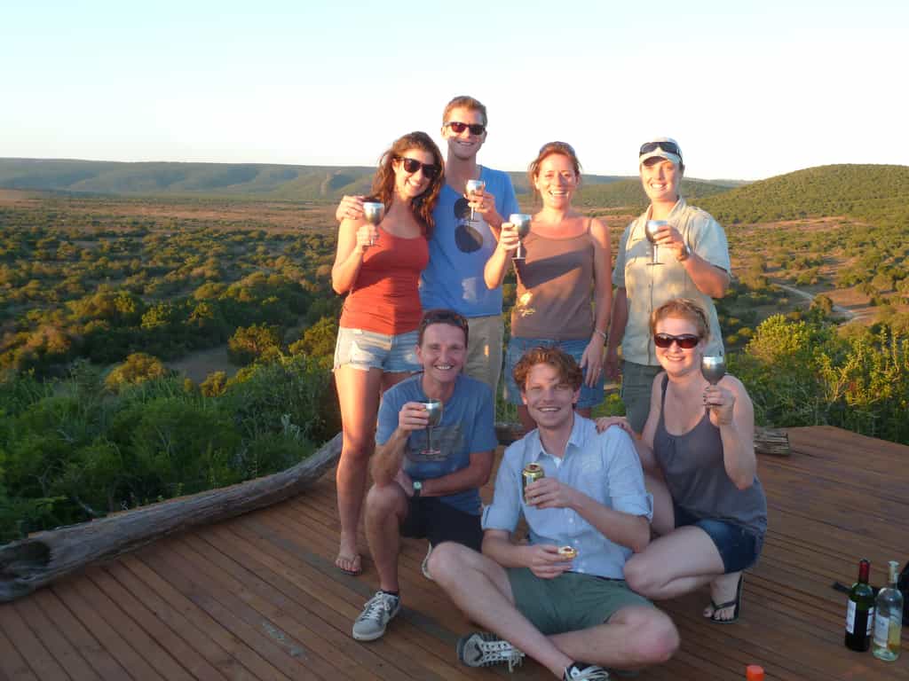 Enjoy drinks out on the reserve