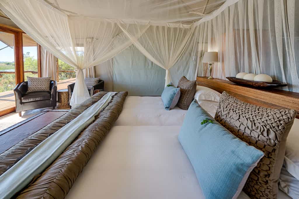 guest tent interior