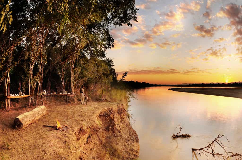Breakfast with a sunrise view
