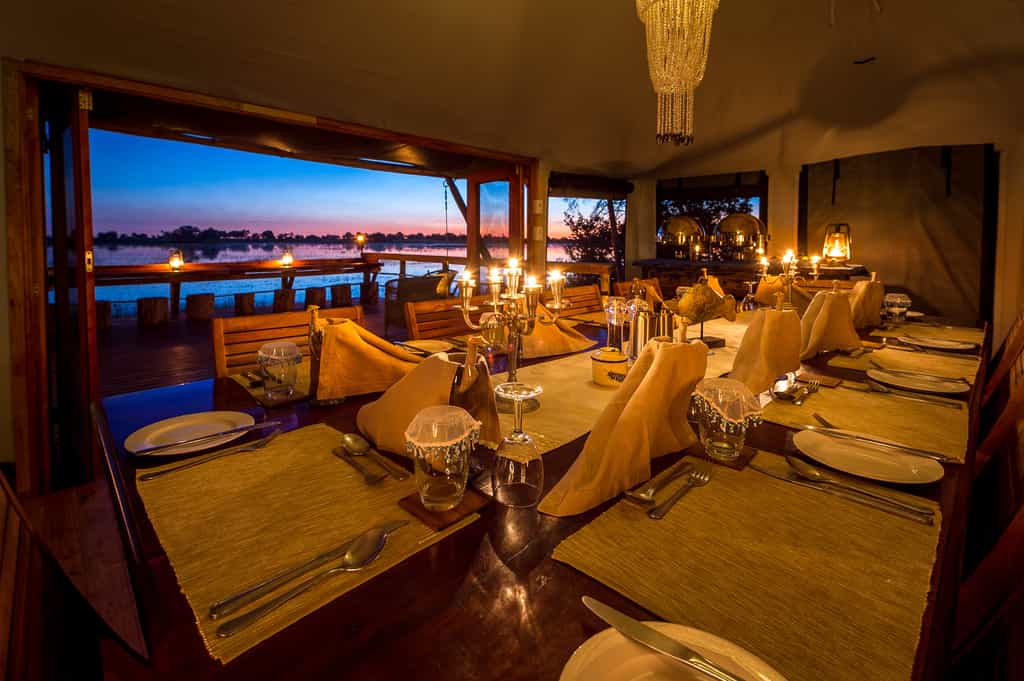The dining area where meals can be enjoyed