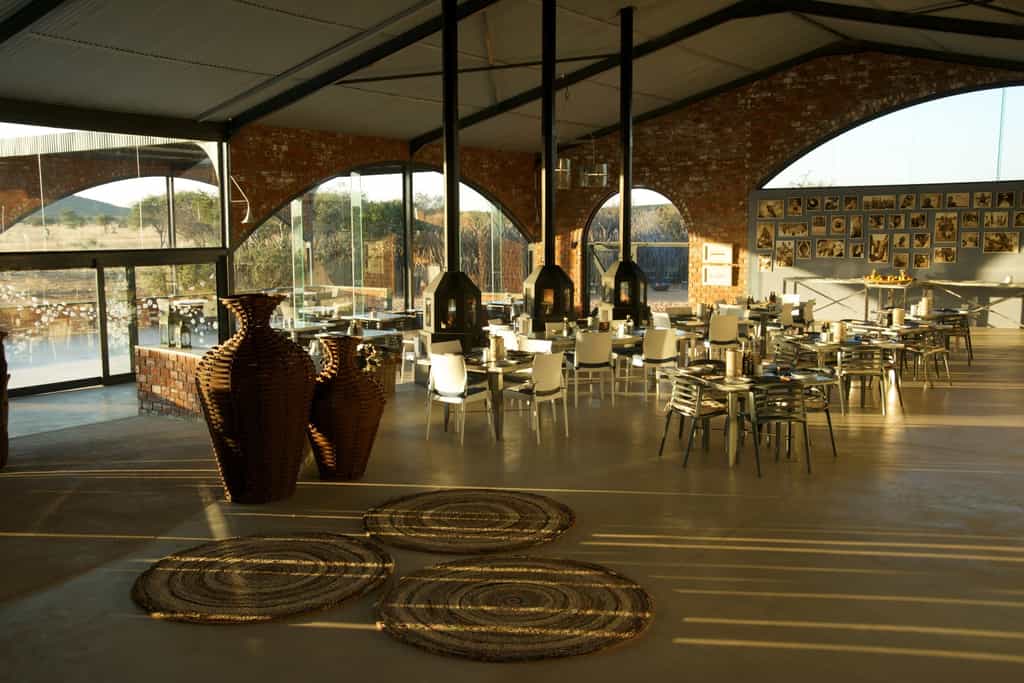 Okonjima Plains Camp dinning area 