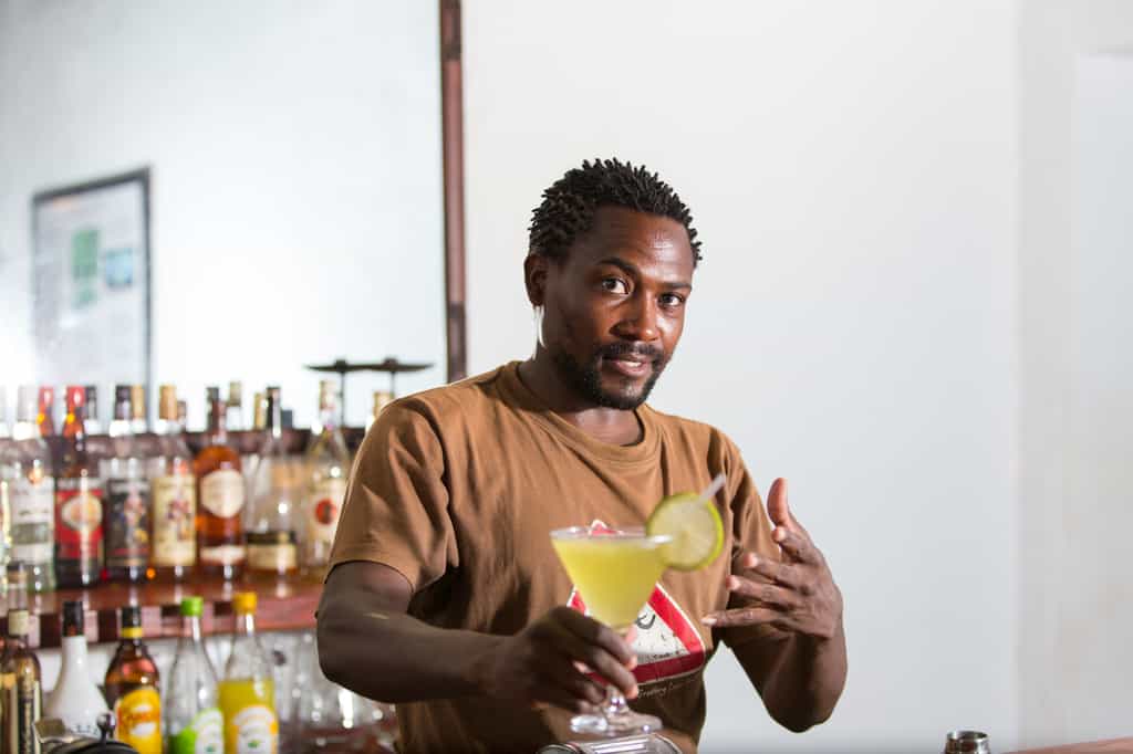 Cocktails at the Bar 