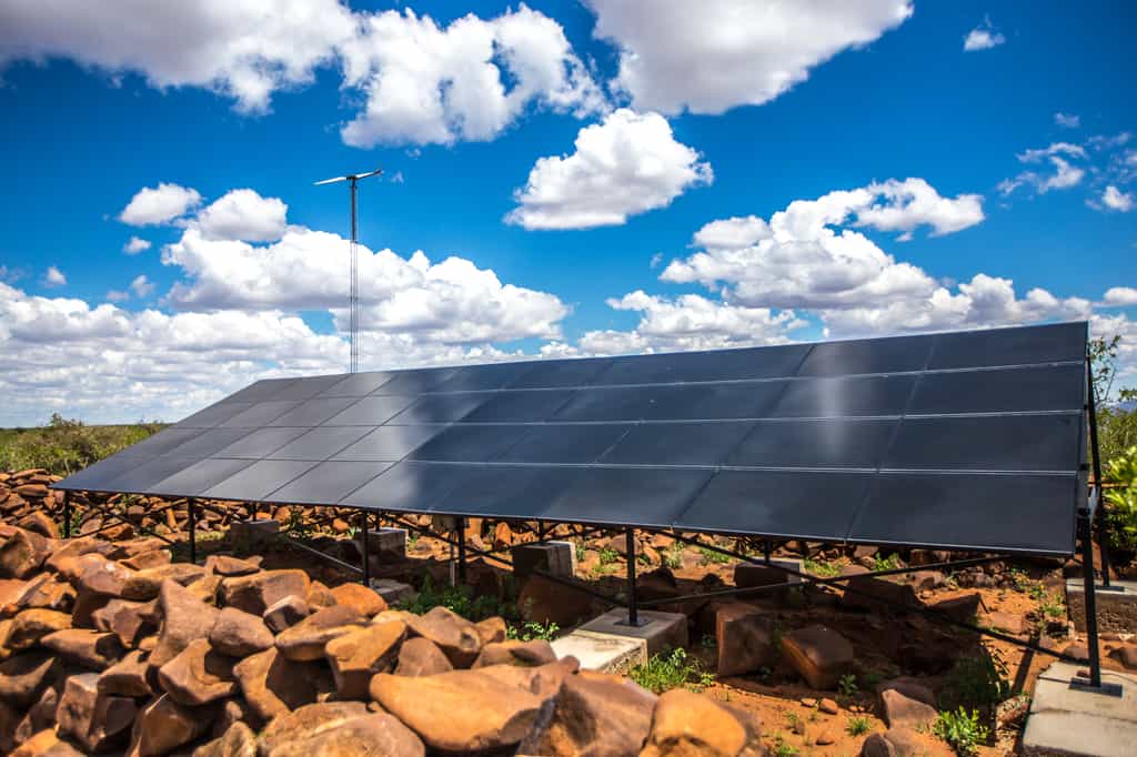 Solar electricity plant for the lodge  