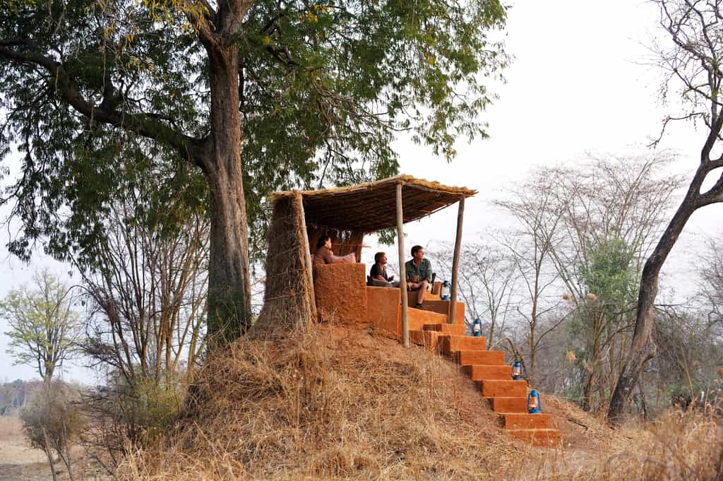 A lovely area for a sundowner or to simply watch game approaching the watering hole