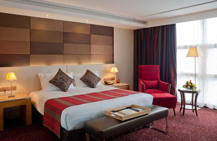 Spacious 36 Square meter room with floor to ceiling windows giving an airy feel. This is the entry level room category