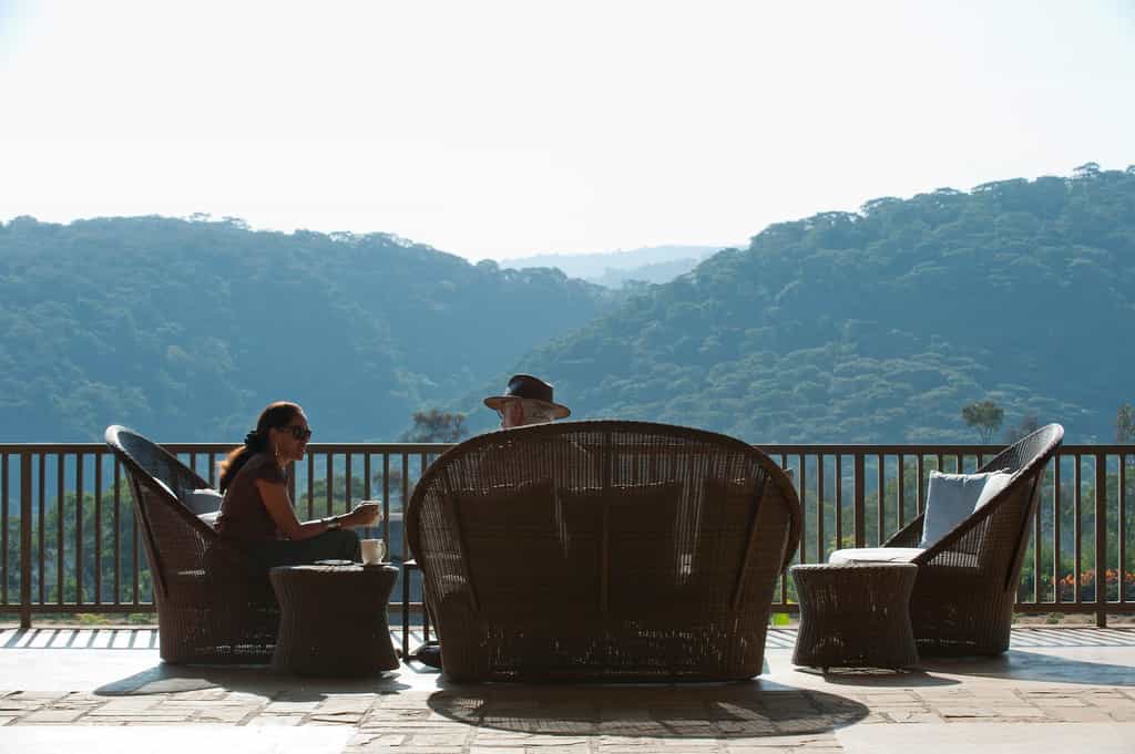 View from the main house