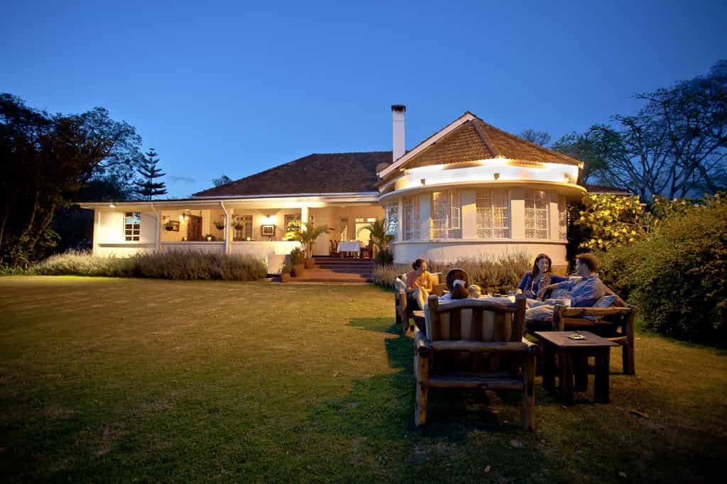 Sundowners on the lawn