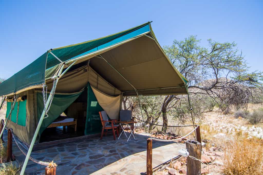 Secluded tents, well isolated to give you peace of mind