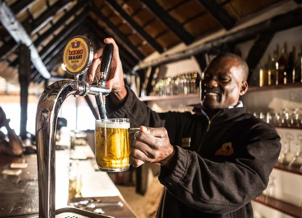 Enjoy ice-cold beer and refreshments at our bar 