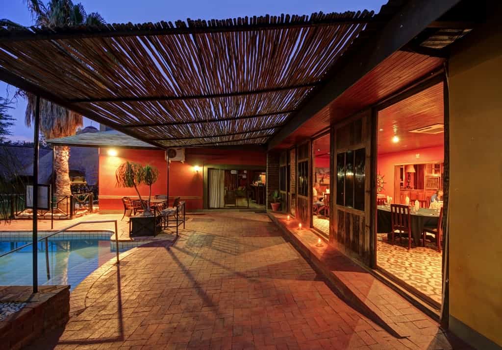 Dining area and veranda