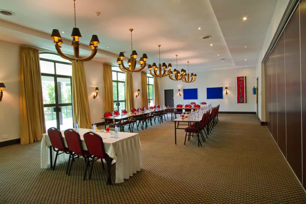 There are two conference rooms that can accommodate up to 40 delegates each, these rooms can also be opened into one room to accommodate up to 80 delegates. 