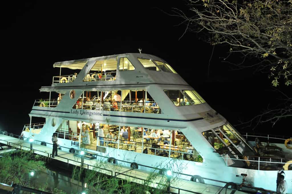 Lady Livingstone boat, based at the hotel