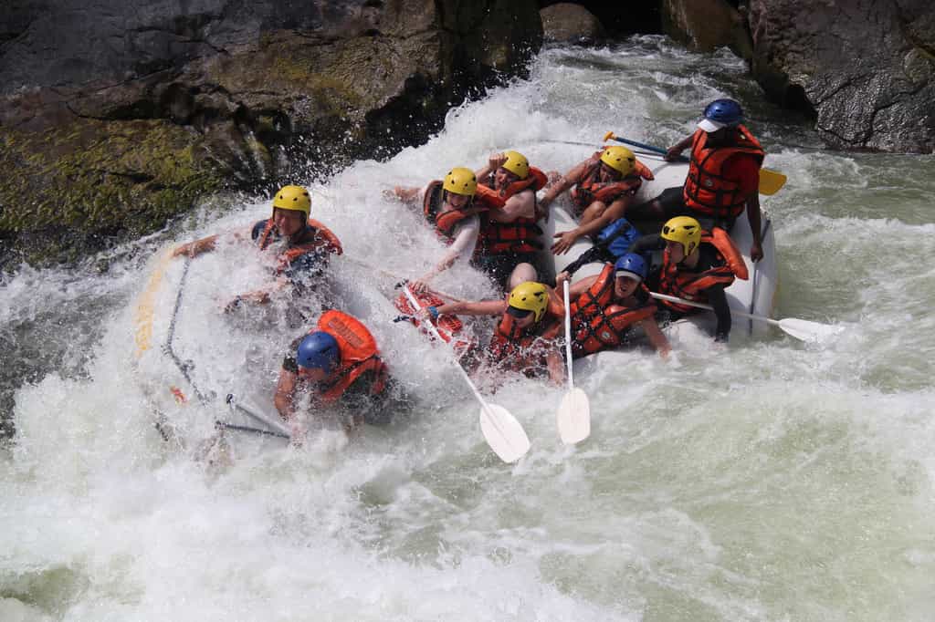 White water rafting
