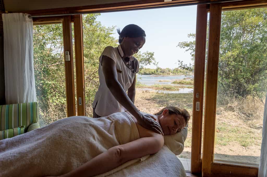 Toka Leya Spa on the banks of the river