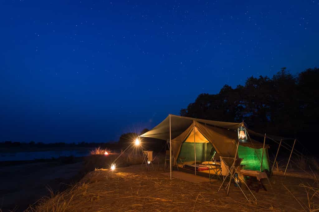 Sleeping under the stars