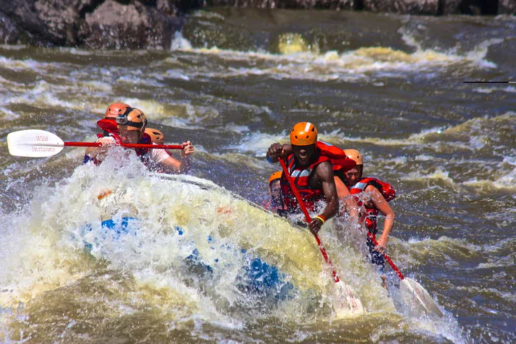 An activity on offer in the near by Victoria Falls town.