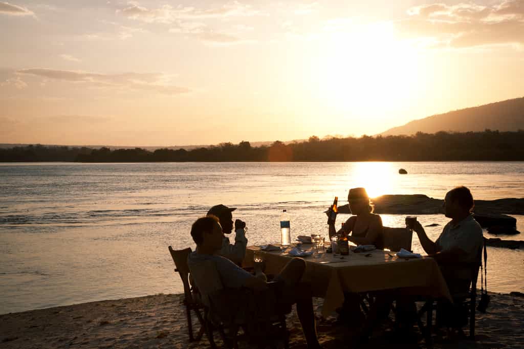 Bid farewell to another wonderful day on safari, watching the sun set over the Rufiji River. 