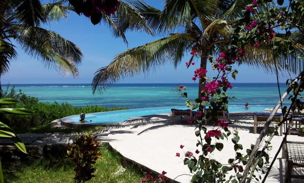 Pool overlooking the Ocean