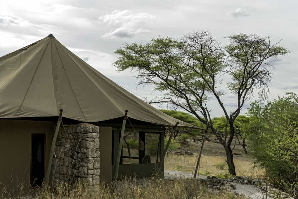Tented accommodation at Onguma Tented Camp