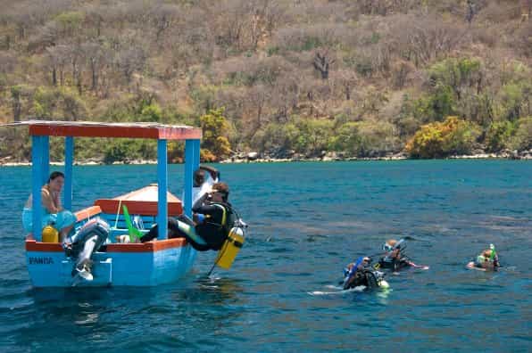 A variety of watersports are offered