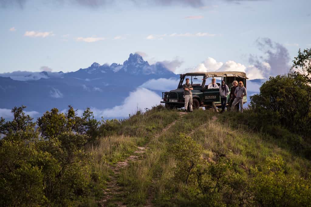The mountain can be seen from Borana.  
