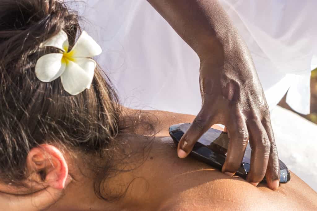 Unwind with massage treatments in the sea breeze