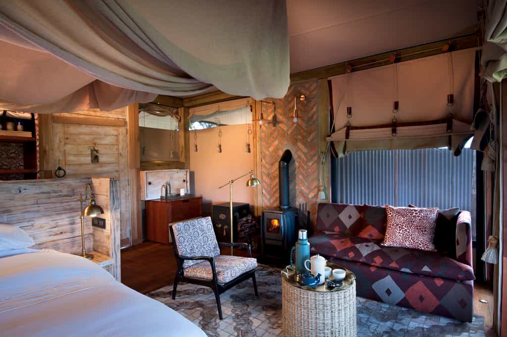 Bedroom at Somalisa Camp