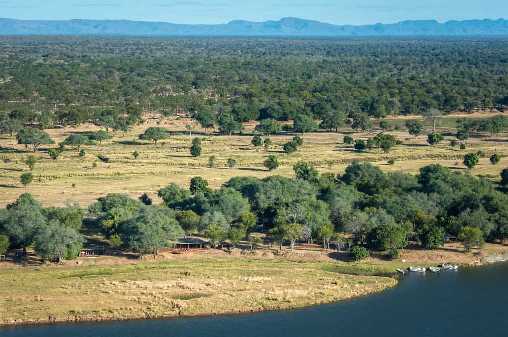 Ruckomechi is nestled on the banks of the Zambezi River adjacent to Mana Pools National Park