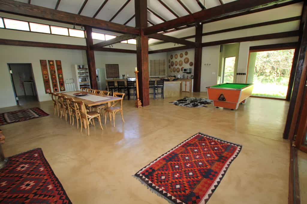 Dining, Kitchen and Pool table