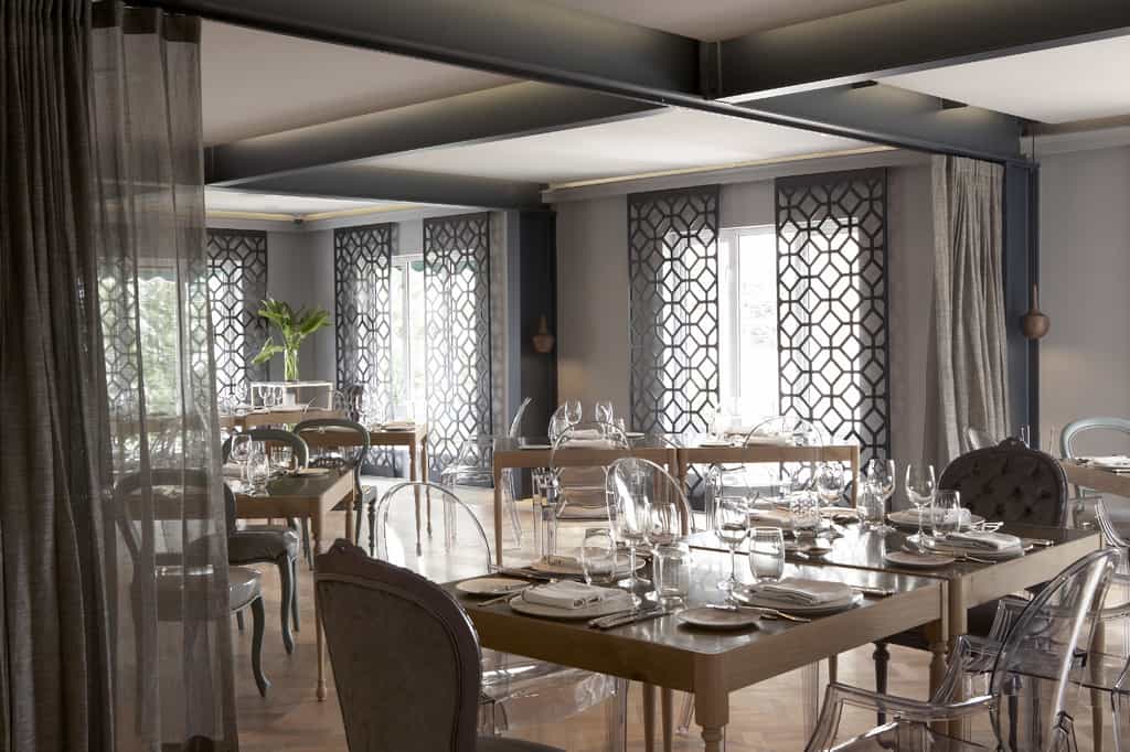 A view of the restaurant