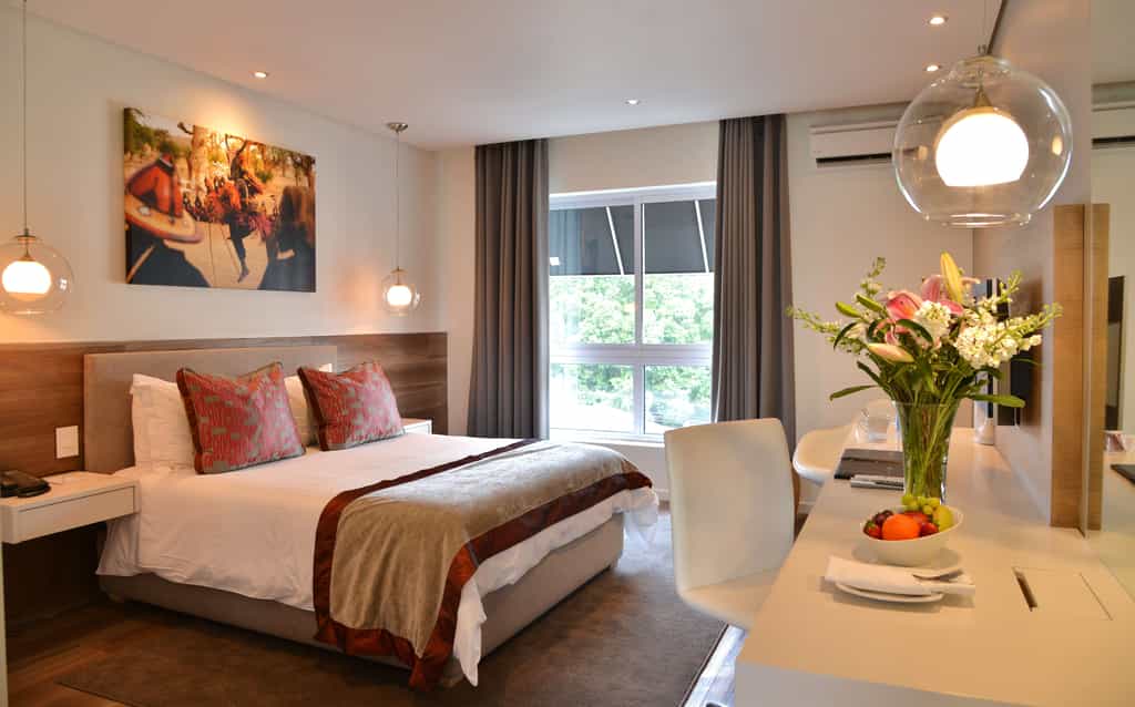 Stylishly decorated bedrooms