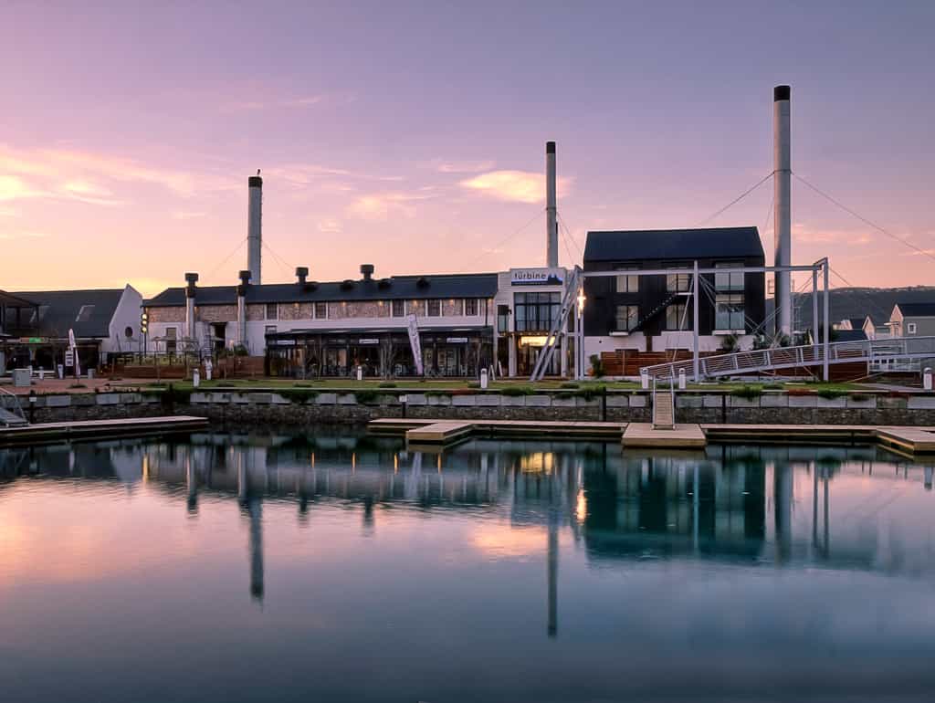 A converted power station stands on Thesen island in Knysna