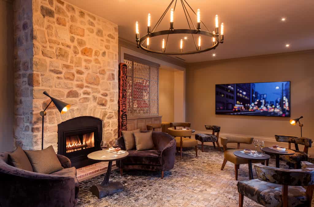 Lounge at Leeu House