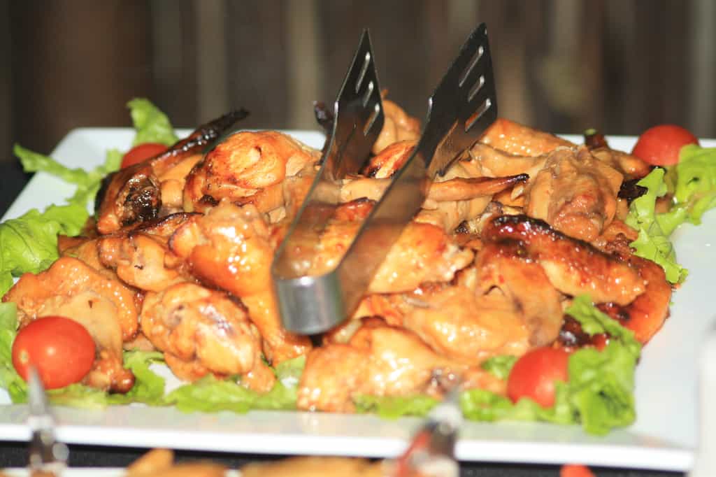 Food served at Emdoneni Lodge