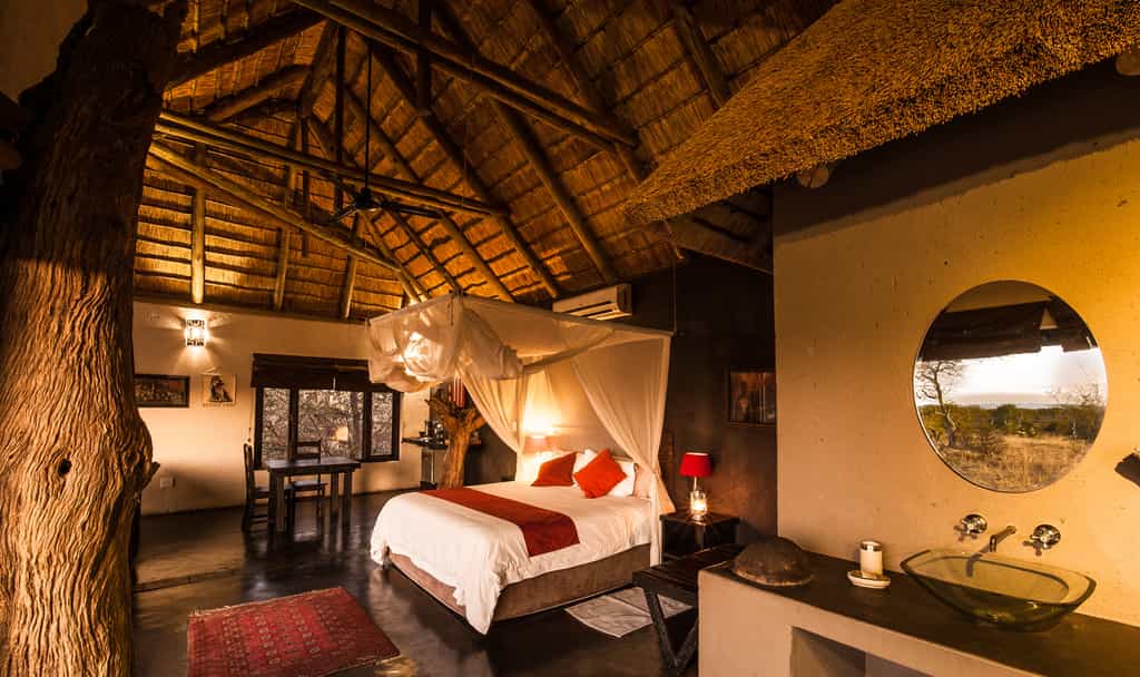 Interior of one of Billy's Lodge luxury suites