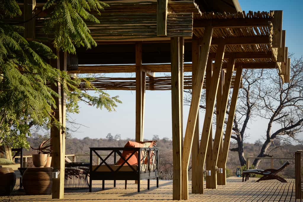 Outside viewing deck