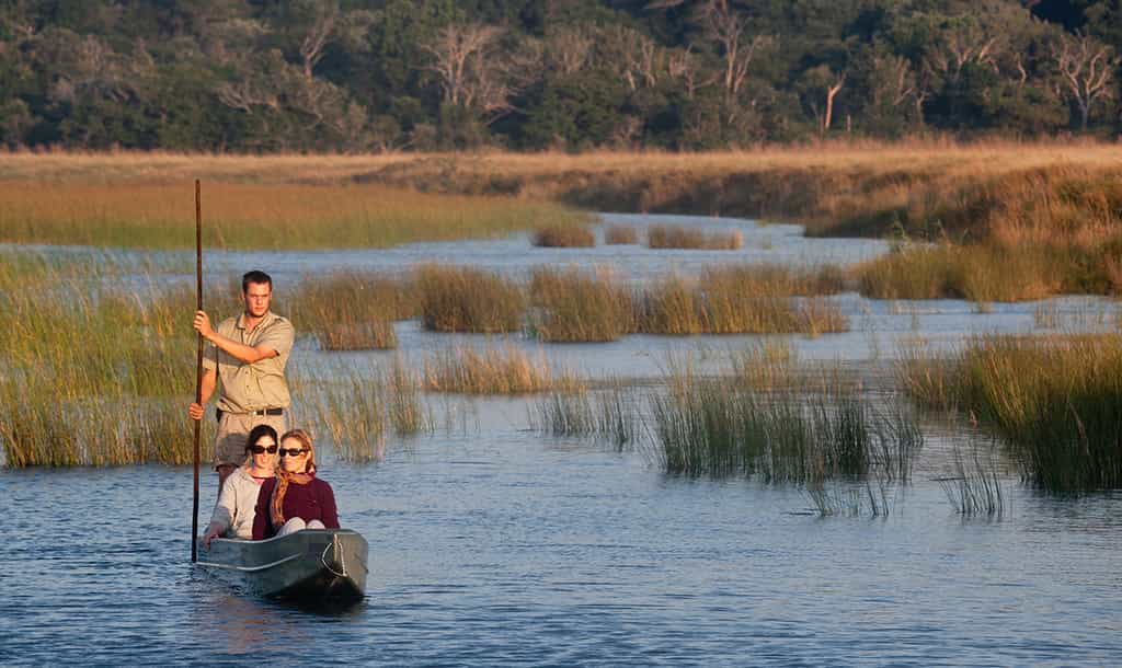 Explore the wetlands at Makakatana Bay Lodge