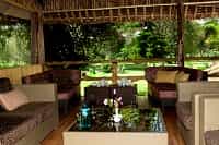 Afternoon tea and coffee overlooking the conservancy