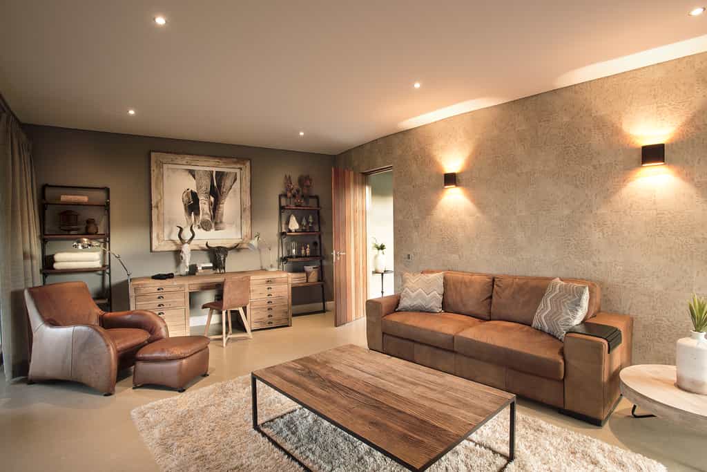 Mhondoro Game Lodge- Villa master study