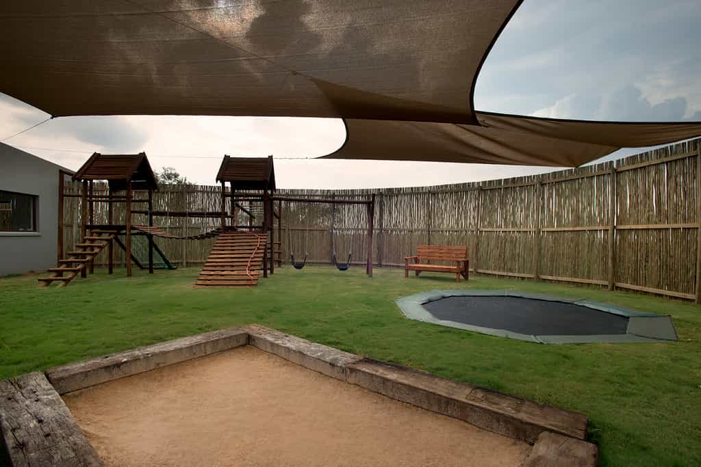 Mhondoro Game Lodge- Outside play area