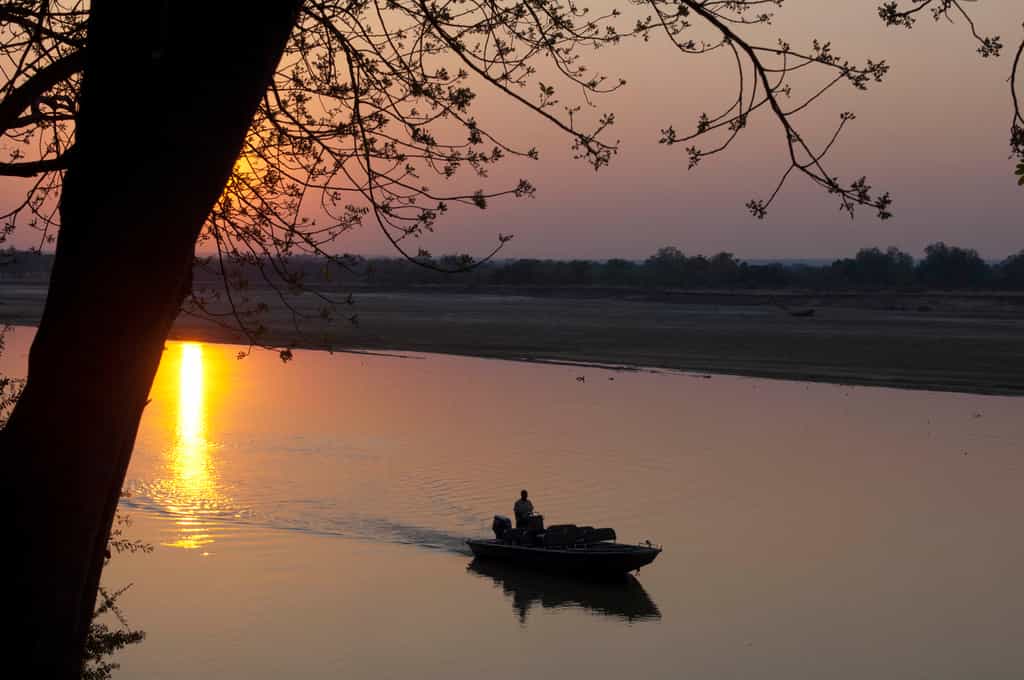 Boating the Luangwa in the Emerald Season