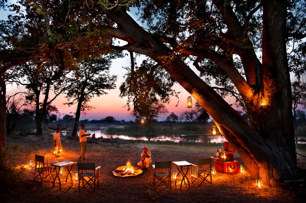 Preparing for Dinner at Selinda Explorers Camp