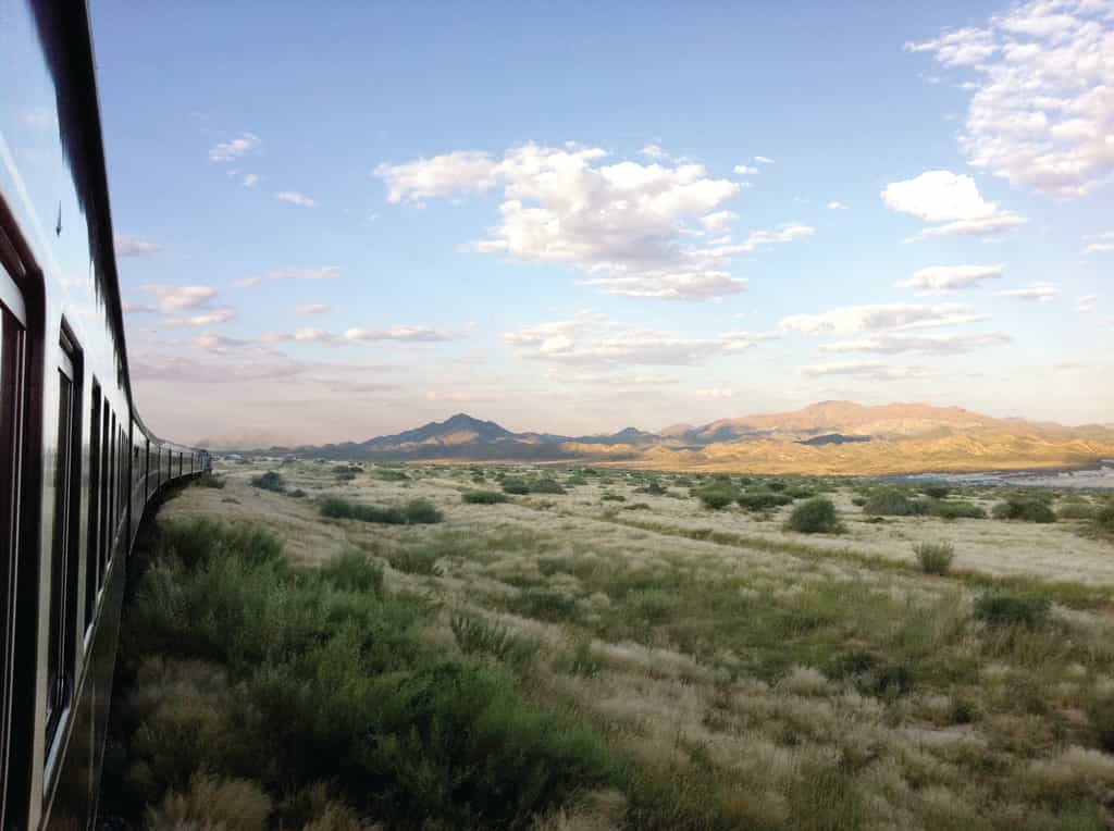 Travelling through the Kalahari on the annual safari from Pretoria to Swakopmund