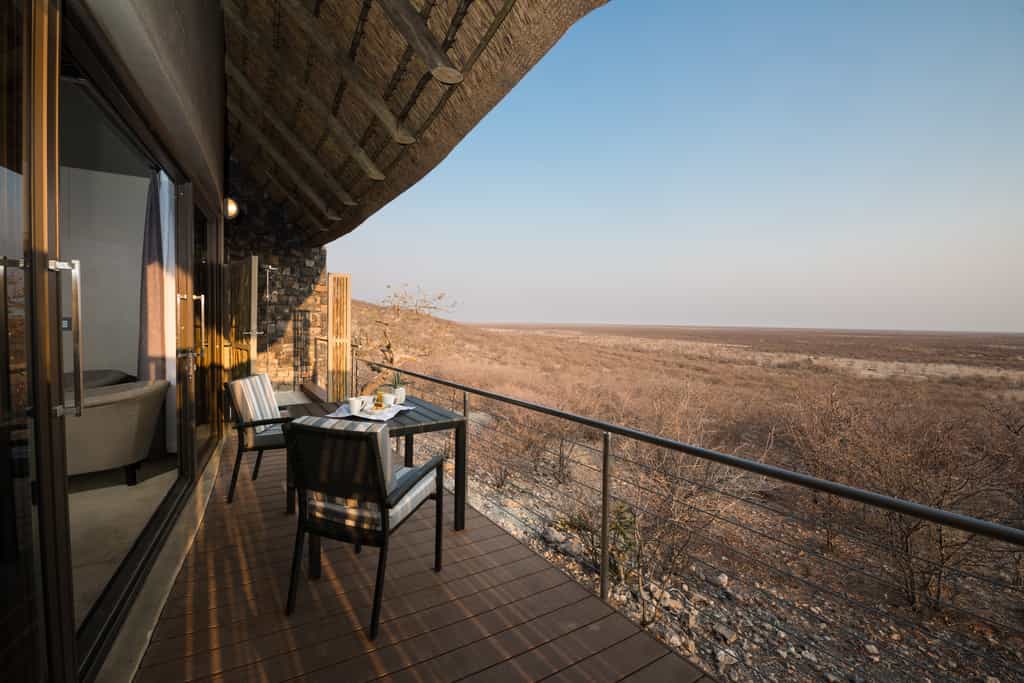 Stunning panoramic views and mingling of wildlife enjoyed from the comfort of your room