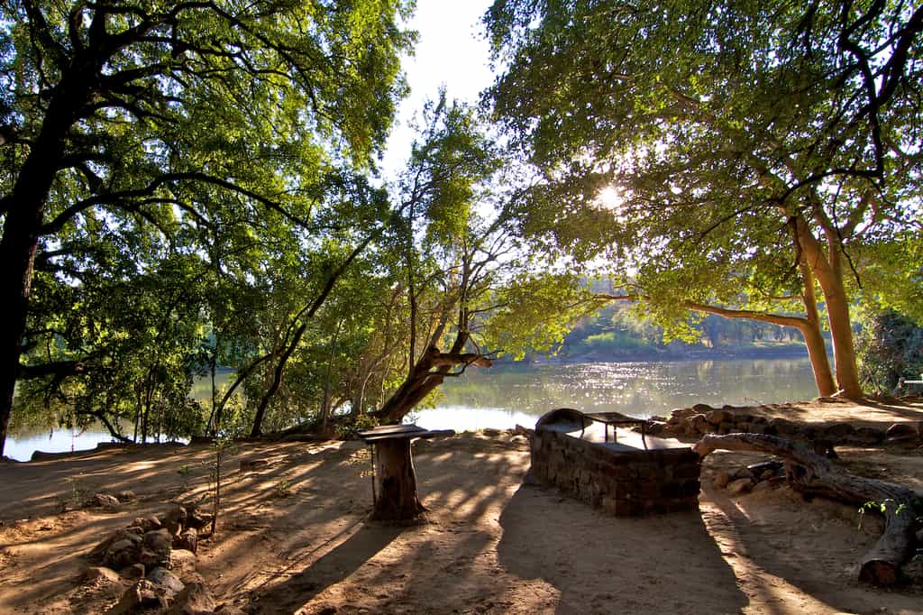 Just on the shoulder of the Kunene River 