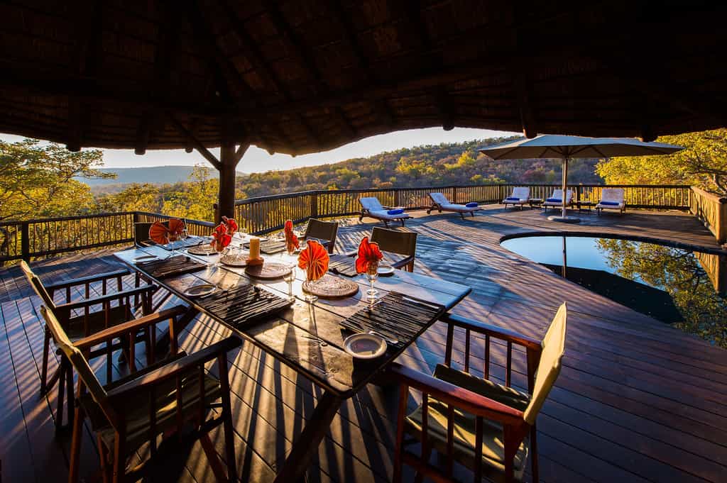 Lunch on the main deck